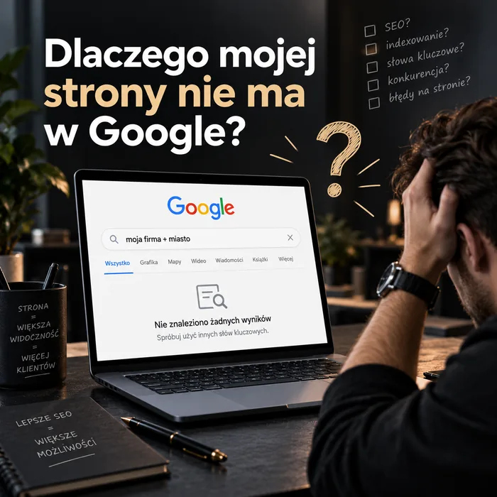 Dlaczego mojej strony nie ma w Google - poradnik Gold Media