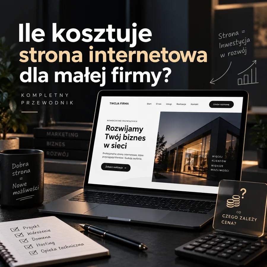 Ile kosztuje strona internetowa dla małej firmy - poradnik Gold Media