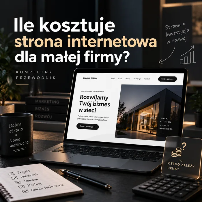 Ile kosztuje strona internetowa dla małej firmy - poradnik Gold Media